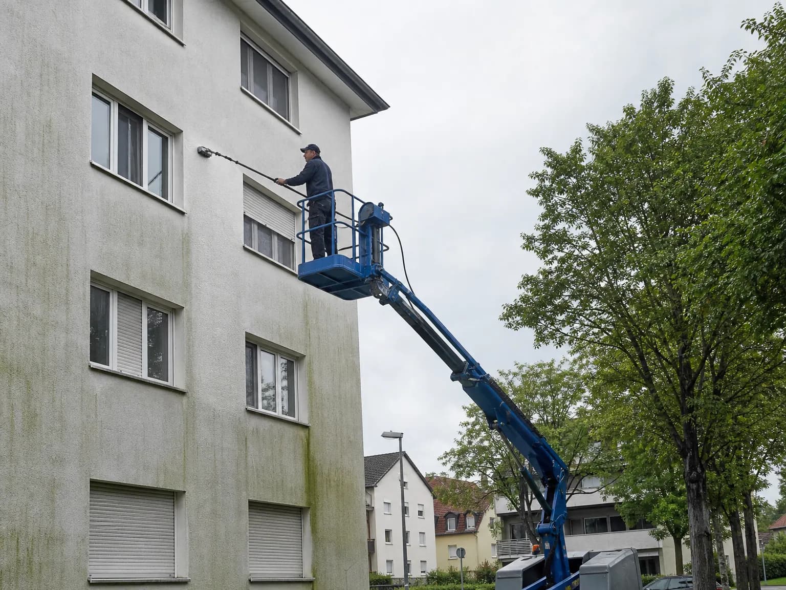 Fassadenreinigung: professionelle Ausführung durch Fachbetrieb