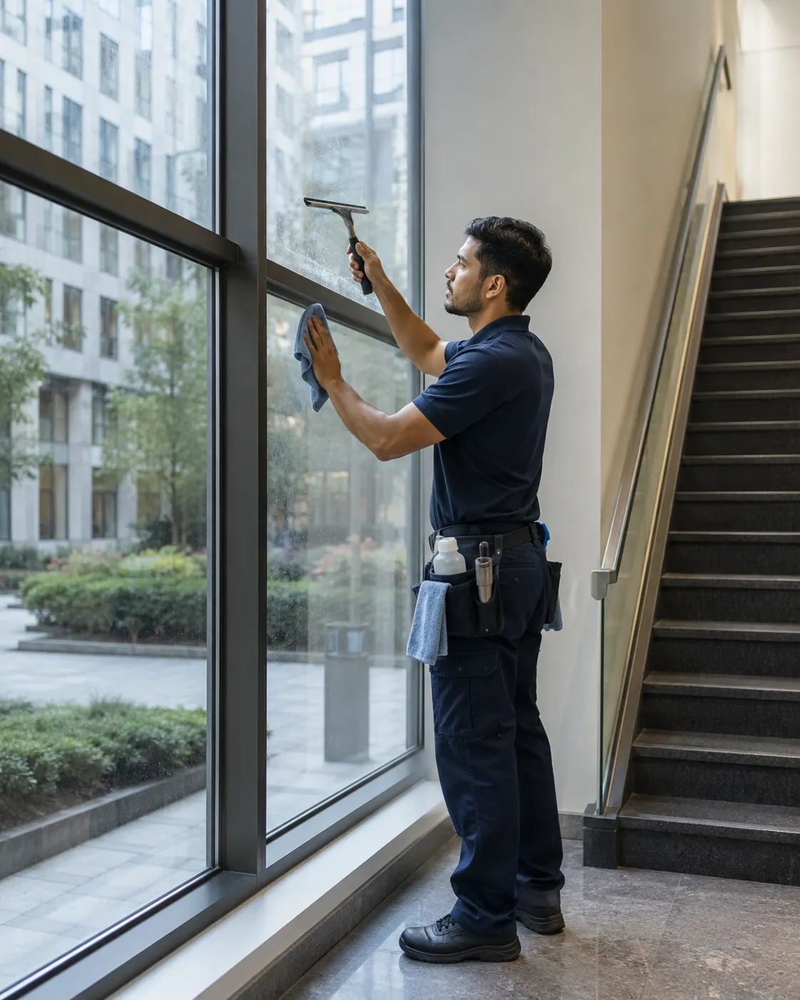 Glas- & Fensterreinigung Augsburg: illustrative Darstellung der Leistung