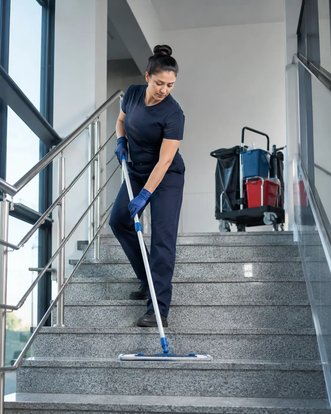 Treppenhausreinigung: professionelle Ausführung durch Fachbetrieb